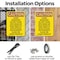 Signmission Radiation & Laser Sign, 10 in H x 7 in W, Plastic, Rectangle OS-2PACK-CR-P-710-V-10240 - alternate 2